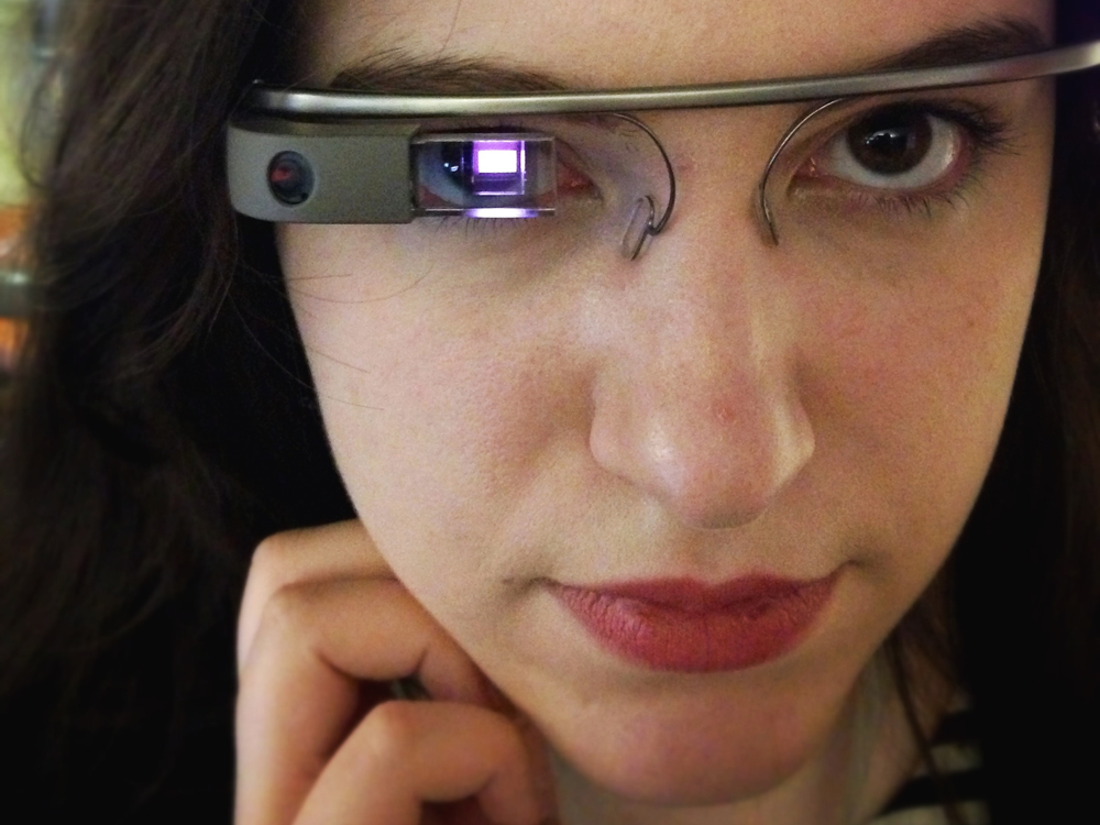 Google Glass, obrazovka
